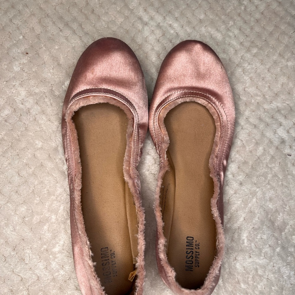 Mossimo Supply Co. Women's Satin Pink Flats
